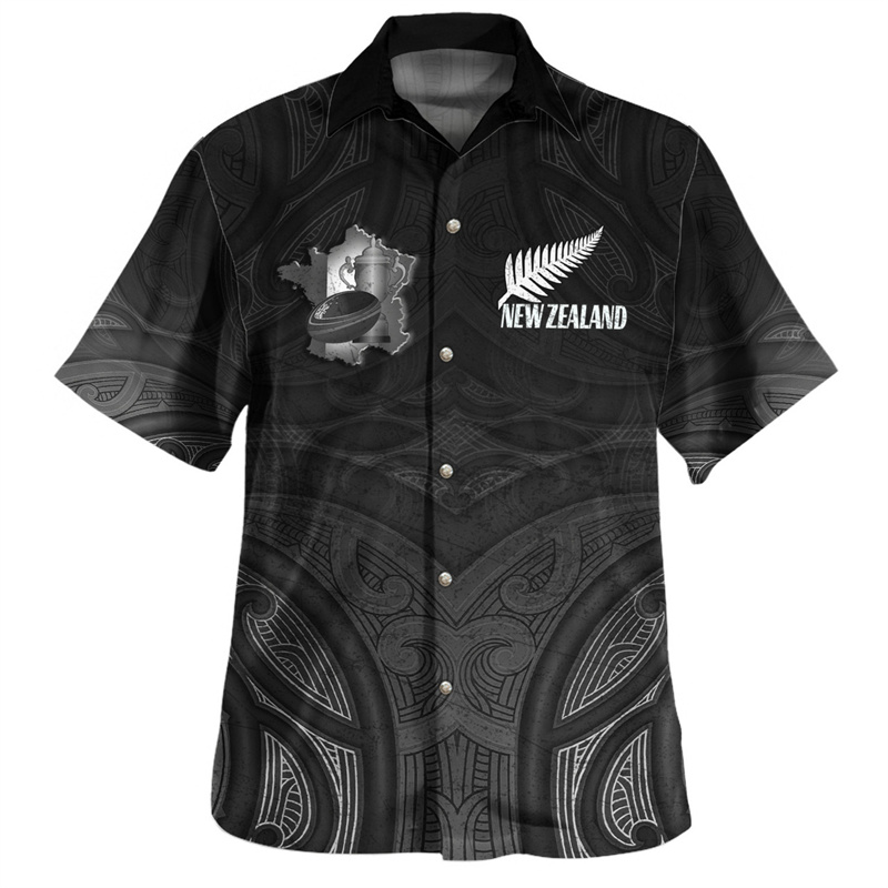 Summer Clothing Nz - Letnie Harajuku 3D nowa zelandia Maori