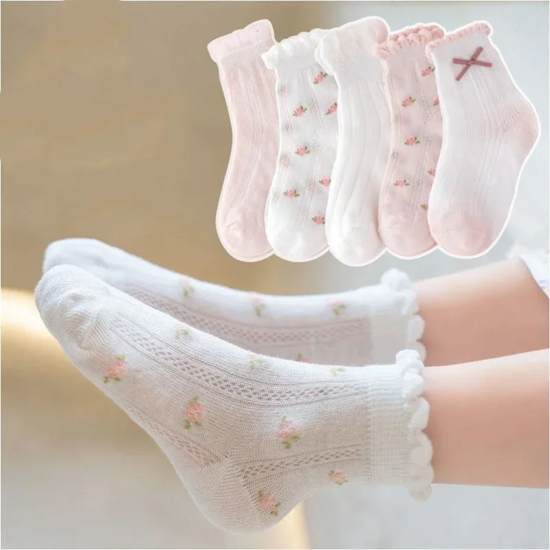 Skarpetki dziecięce 5 par/part – Summer Clothing Baby Girl recenzja i cena